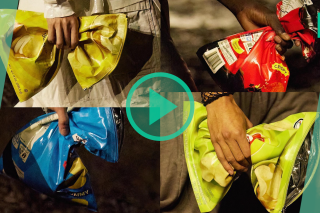 Balenciaga a un nouveau sac : Un faux paquet de chips