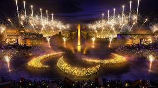 Un visuel de ce à quoi pourrait ressembler la place de la Concorde lors de la cérémonie d’ouverture des Jeux Paralympiques Paris 2024.