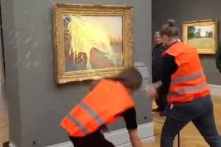 Après un Van Gogh, un tableau de Monet pris pour cible par des activistes