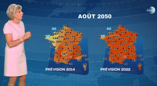 En huit ans, les prévisions des spécialistes du climat de Météo-France se sont très largement dégradées.
