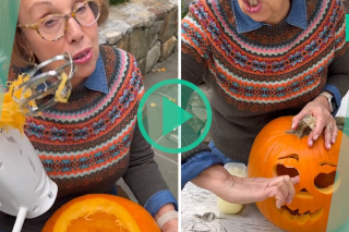 Comment sculpter une citrouille pour Halloween ? Cette grand-mère révèle ses astuces