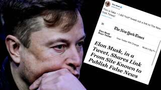 Elon Musk a déjà créé la polémique en tweetant un article complotiste sur Twitter, le 30 octobre 2022.