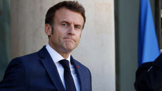 Emmanuel Macron à l'Elysée le 26 octobre 2022.