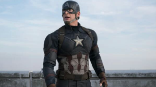 Chris Evan dans le rôle de Captain America