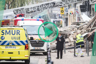 Deux immeubles s’effondrent en plein centre de Lille, une personne portée disparue