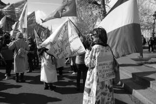 Manifestation à Paris du 7 avril 2022 (Photographie Philippe Bizouarn)