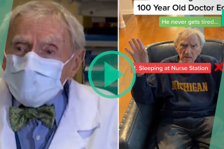 À 100 ans, le plus vieux médecin en exercice au monde raconte son quotidien sur TikTok