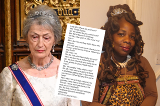 Lady Susan Hussey, ici au Parlement de Londres en 2019, a démissionné après avoir posé des questions « inacceptables » à Ngozi Fulani, militante féministe noire, lors d’une réception au palais de Buckingham.