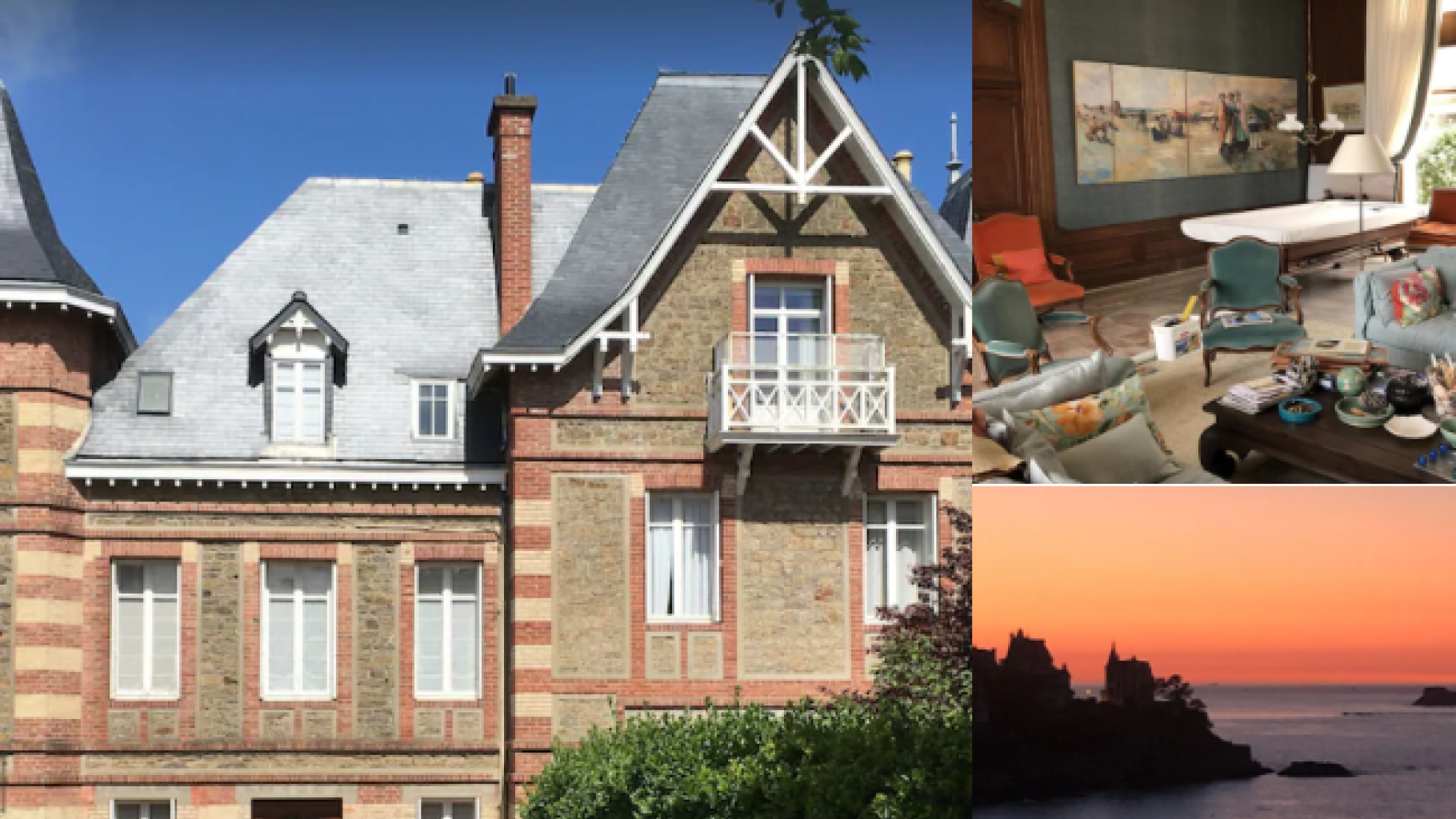 Vous pouvez louer la villa de Caroline Cayeux à Dinard pour 1150 € la nuit