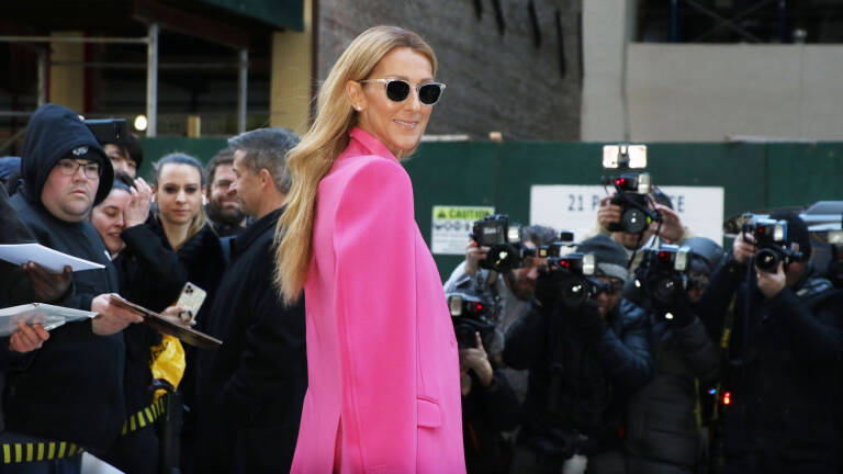 NEW YORK, NY - MARCH 07: Celine Dion is seen on March 07, 2020 in New York City.  (Photo by MediaPunch/Bauer-Griffin/GC Images)
