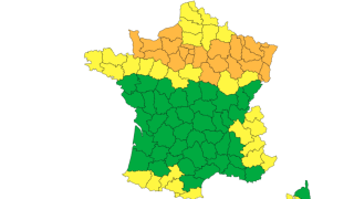 Météo-France a placé 25 départements, dont toute l’Île de France, en vigilance orange pour la journée du mercredi 14 décembre. Au départ, 33 départements étaient concernés, de l’ouest à l’est de l’Hexagone.