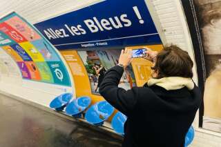 Pour France-Argentine, la RATP a choisi son camp avec cette station de métro