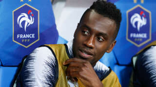 PARIS, FRANCE - SEPTEMBER 10: Blaise Matuidi #14 of France looks on before the UEFA Euro 2020 qualifier match between France and Andorra at Stade de France on September 10, 2019 in Paris, France.  (Photo by Catherine Steenkeste/Getty Images)