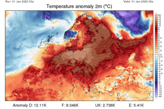 Dès le 1er janvier, l’Europe bat déjà des records de chaleur