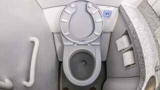 Airplane, toilet, plane, Toilette. (Photo by: Joko/Bildagentur-online/Universal Images Group via Getty Images)