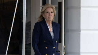 US First Lady Jill Biden walks to board Marine One before departing for Walter Reed hospital on the South Lawn of the White House in Washington, DC, on January 11, 2023. - Jill Biden, flew from the White House on Wednesday to Walter Reed for a minor surgical procedure to remove a skin lesion. The White House confirmed that she had a 