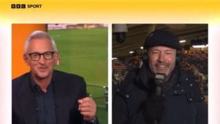 La BBC victime d’un canular graveleux en direct avant un match de Coupe d’Angleterre. Gary Lineker et Alan Shearer ont eu du mal à contenir leurs rires.