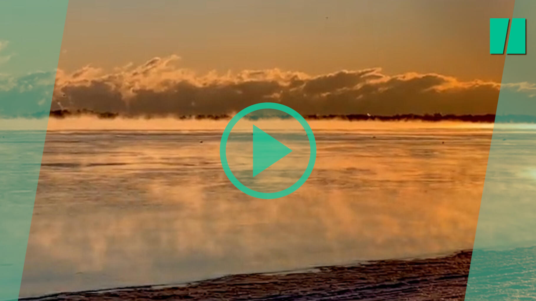 In the US and Canada, the spectacular images of “Sea Smoke”