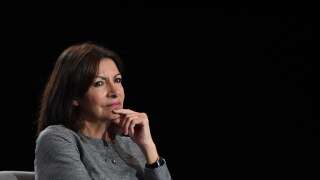 Mayor of Paris Anne Hidalgo attends the 104th session of the Congress of Mayors organised by the 