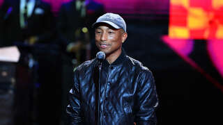 ATLANTA, GEORGIA - DECEMBER 02: Pharrell Williams speaks onstage during the TV One Urban One Honors at The Eastern on December 02, 2022 in Atlanta, Georgia.   Paras Griffin/Getty Images for Urban One Honors/AFP (Photo by Paras Griffin / GETTY IMAGES NORTH AMERICA / Getty Images via AFP)