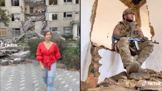 Pour Angelina Kavtun, civile ukrainienne, et Vladymir Fedorov, soldat ukrainien, les réseaux sociaux sont une arme de guerre.