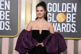 BEVERLY HILLS, CALIFORNIA - JANUARY 10: Selena Gomez attends the 80th Annual Golden Globe Awards at The Beverly Hilton on January 10, 2023 in Beverly Hills, California.   Jon Kopaloff/Getty Images/AFP (Photo by Jon Kopaloff / GETTY IMAGES NORTH AMERICA / Getty Images via AFP)