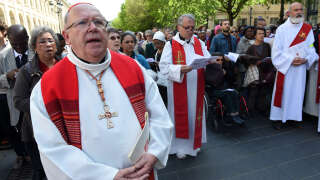 Le cardinal Jean-Pierre Ricard, alors archevêque de Bordeaux, en avril 2017.