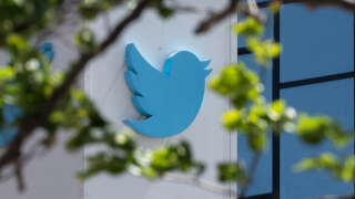 (FILES) This file photo taken on April 26, 2022, shows the Twitter logo at their headquarters in downtown San Francisco, California. - Twitter has laid off at least 200 employees, or 10 percent of its workforce, according to The New York Times, as job cuts continue at US tech behemoths. The fresh layoffs include product managers, big data experts and engineers working on machine learning and platform reliability, the US daily reported on February 26, 2023. (Photo by Amy Osborne / AFP)