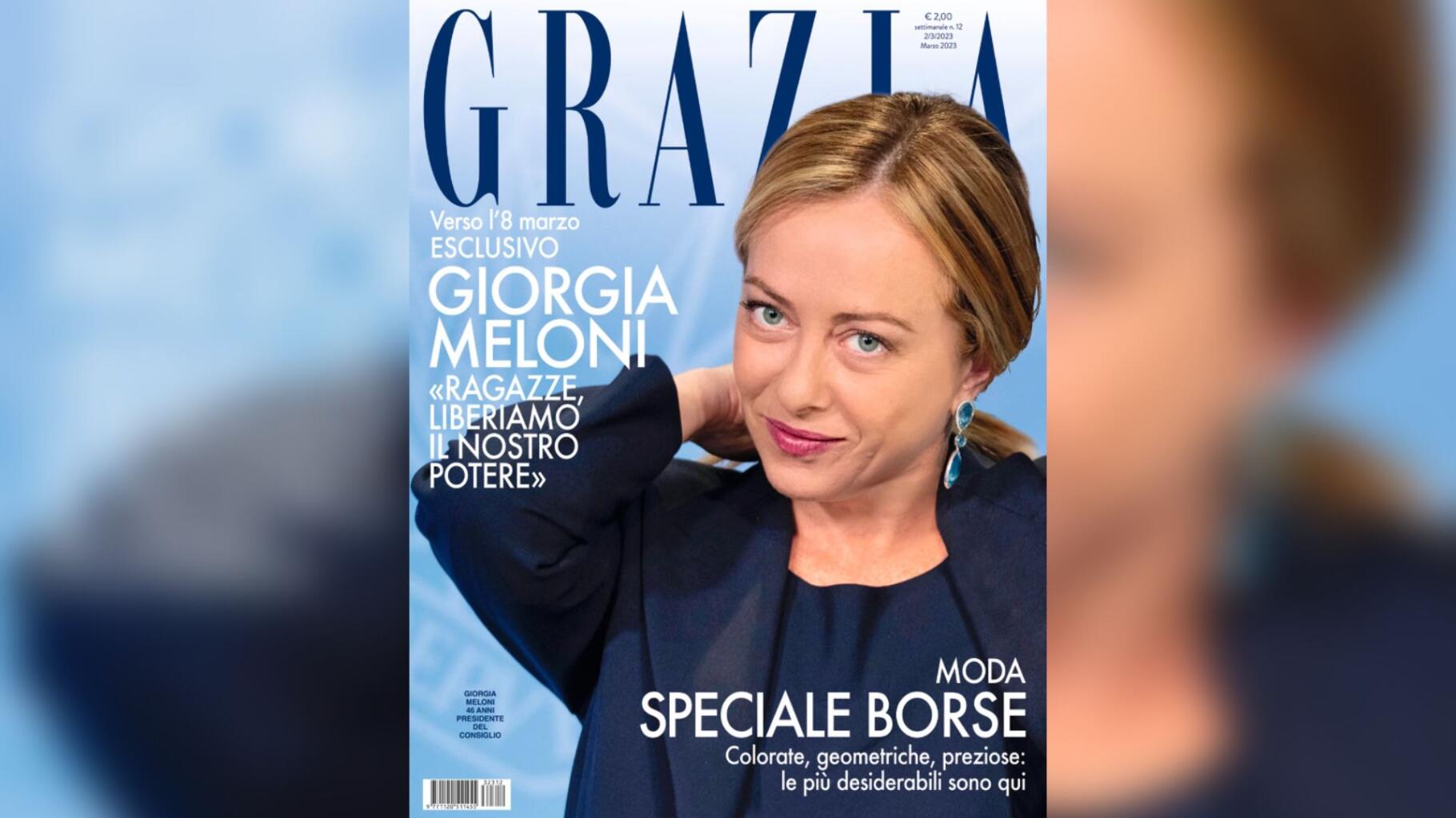 In Italia, la Une de «Grazia» con Giorgia Meloni ne passe pas