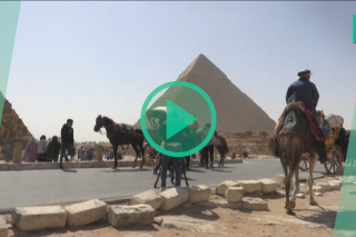 Un nouveau couloir secret découvert dans la pyramide de Gizeh
