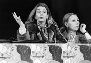 L'avocate Gisèle Halimi, responsable du mouvement féministe 