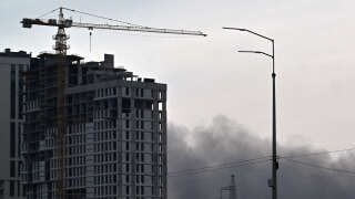 Plusieurs villes ukrainiennes, ici à Kiev, ont été touchées par des frappes russes ce jeudi 9 mars.