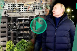 Après la Crimée, Poutine en visite surprise à Marioupol