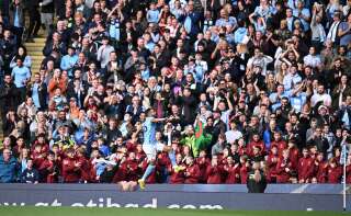 Le milieu de terrain de Manchester City, Riyad Mahrez, lors d’un match contre Southampton, le 8 octobre 2022.