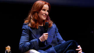 LILLE, FRANCE - MARCH 21: Marcia Cross speaks at the 