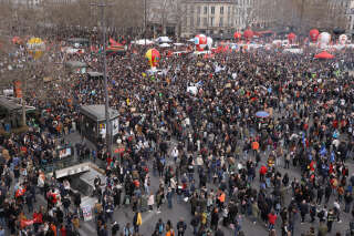Les chiffres de la mobilisation massive dans les rues au lendemain de l’interview de Macron