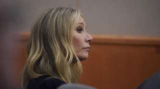 PARK CITY, UTAH - MARCH 24: Actress Gwyneth Paltrow sits in court during an objection by her attorney during her trial on March 24, 2023, in Park City, Utah. Terry Sanderson is suing actress Gwyneth Paltrow for $300,000, claiming she recklessly crashed into him while the two were skiing on a beginner run at Deer Valley Resort in Park City, Utah in 2016.   Rick Bowmer-Pool/Getty Images/AFP (Photo by POOL / GETTY IMAGES NORTH AMERICA / Getty Images via AFP)