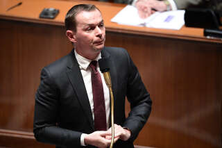 Olivier Dussopt photographié à l’Assemblée nationale le 28 février.