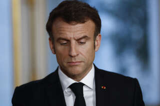 Emmanuel Macron photographié lors d’une conférence de presse à l’Élysée (illustration)