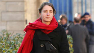 French students' union UNEF deputy president Sophie Binet arrives for a meeting with French minister for Higher Education and Research Valerie Pecresse, in Paris, on November 15, 2007. - Sophie Binet, the general secretary of the managerial staff federation (Ugict), surprisingly became general secretary of the CGT on March 31, 2023, the first woman to hold the post since the organisation's creation in 1895, members of the leadership told AFP. (Photo by PATRICK KOVARIK / AFP)