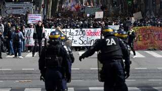 Réforme des retraites : Les Français soutiennent le mouvement social, mais ont peur de manifester - EXCLUSIF (photo prise le 28 mars 2023)