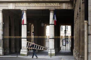 L’entrée du Conseil constitutionnel photographié en 2018 (illustration)