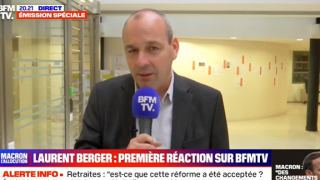 Allocution de Macron : pour Berger, « il y a une espèce de vide » dans le discours présidentiel