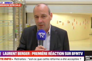 « Il y a une espèce de vide » dans l’allocution de Macron, déplore Laurent Berger 