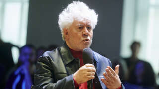 MADRID, SPAIN - APRIL 14: Spanish director Pedro Almodovar attends to the presentation of his new book 