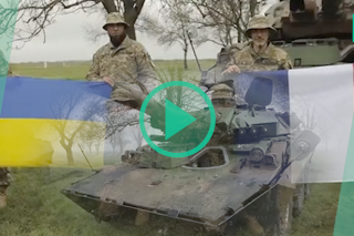 Le ministre de la défense ukrainien donne de sa personne pour remercier la France après la livraison de chars