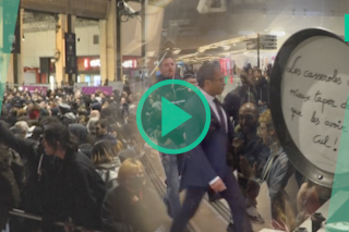 Pap Ndiaye exfiltré de la gare de Lyon, envahie par des manifestants
