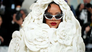 NEW YORK, NEW YORK - MAY 01: Rihanna attends the 2023 Met Gala Celebrating 
