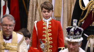 Prince George at the coronation of King Charles III, this Saturday, May 6.
