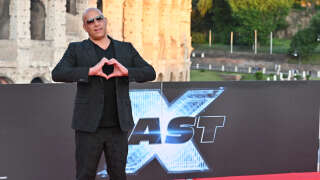 US actor Vin Diesel arrives for the Premiere of the film 